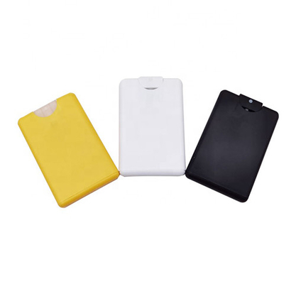 Plastic Perfume Hand Sanitizer Pocket Sprayer , K1108 Credit Card Size Spray Bottle