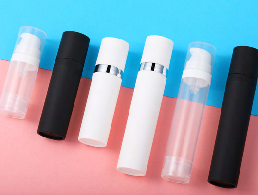 Empty Airless Lotion Container Pump Dispenser Travel Shampoo Bottle 5ml 10ml 15ml 25ml