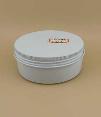Big White Aluminum Case with Screw Cap for Cosmetic