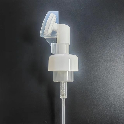 Foam Pump Plastic Facial Mousse Foam Pump Dispenser With Brush K513 Form Pump