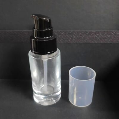 24/410 Plastic Lotion Cream Pump White Black with PP Cover