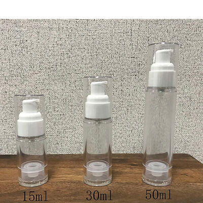 5ml 10ml 15ml White Pink Blue Black Airless Lotion Pump PP Bottle Airless Cosmetic Travel Luxury Airless Bottle