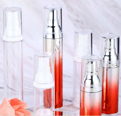 Customized Color PP Cosmetic Airless Lotion Pump Vacuum Bottle