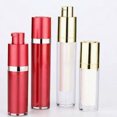 Plastic PP Empty Cosmetic Airless Pump Lotion Serum Bottle K25-1 10ml 15ml