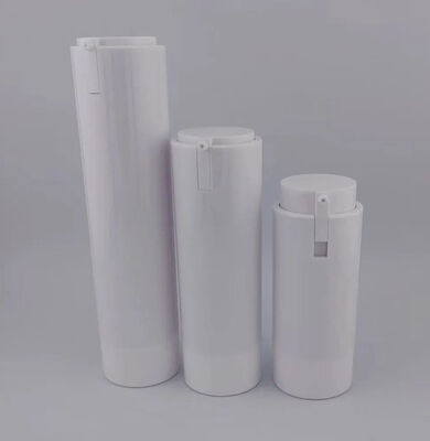 White Portable Airless Pump Bottle and Travel Convenience for Face Care
