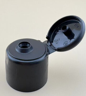 Black Matte Flip Top Cap 24/410 for Shampoo Bottle