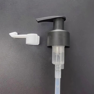 Bulk Wholesale 20/410 24/410 Oil Pump White PP Plastic Clip Lock Makeup Remover Lotion Pump with Long Clip