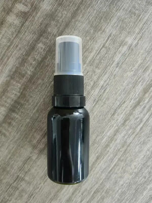 15ml 30ml 50ml 100ml Tamper Evident Sprayer Pump with Black Glass Bottle