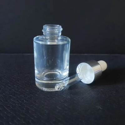 30ml 50ml Flat Square Rectangle Luxury Dropper Essential Oil Glass Bottles for Body Oil