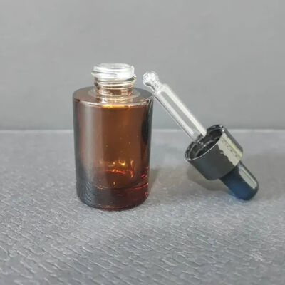 Custom Luxury Clear Empty Glass Bottle Custom Color 15ml Essential Oil Dropper Bottle