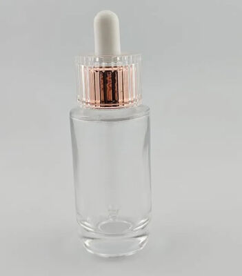 30ml Transparent Skincare Serum Essential Oil Bottles for Glass