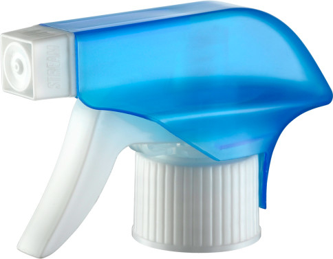 Clear Blue Color 28mm 0.85cc Dosage Trigger Pump Sprayer, Foam Trigger