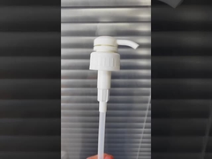 K206-11 Shiny White Screwed Lotion Pump Discharge rate 4ml/T Nonspill  Spring Inside