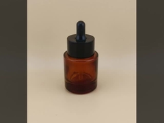 Delicate Design Brown Small Glass Dropper Bottle for Face Essence