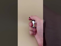 Black and Silvery Cream Pump K702-1 for Cosmetic Bottles