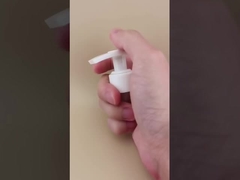 Customized Skincare White Lotion Pump K204-3 with Left-Right Lock