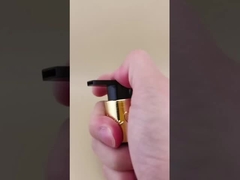 Black and Golden Cream Pump with Print K702-1 for Cosmetic Bottles