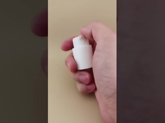 Round White Cream Pump K702-8 for Cosmetic Bottles