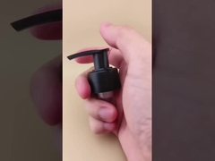 Sand Black Lotion Pump Screw Ribbed K201-9 for Skincare Bottles