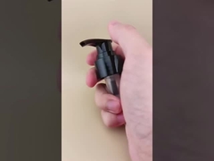 Shiny Black Lotion Pump Screw Ribbed K201-9 for Skincare Bottles