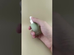 New Design Gradual Change Green Ribbed Dropper Bottle K-GBL30 for Essence