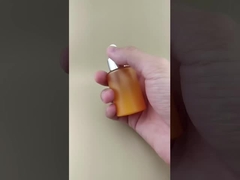 New Design Gradual Change Orange Ribbed Dropper Bottle K-GBL30 for Essence