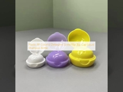 Plastic PP Colorful Detergent Screw Flip Top Cap Liquid Shampoo Bottle