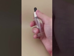 New Design Clear Smooth Truncated Pyramid Dropper Bottle for Essence