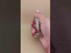 Delicate Design Clear Smooth Small Square Dropper Bottle for Essence