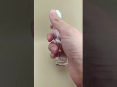 Delicate Design Clear Smooth Round Long Dropper Bottle For Essence