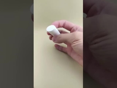 White Small Ellipse Smooth Lip Balm Packaging for Lipsticks