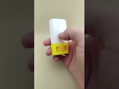 White and Yellow Flat Smooth Lip Balm Packaging for Lipsticks