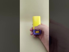 Yellow and Purple Smooth Lip Balm Packaging for Lipsticks