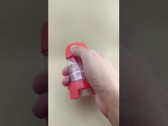 Clear Smooth Lip Balm Packaging with Red Lid 2316 for Lipsticks