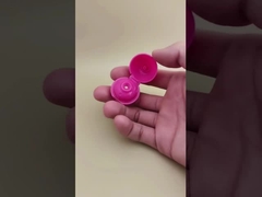 Rose Plastic Small Smooth Spherical Lid for Cosmetic Bottles