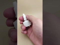 White Plastic Ribbed Jelly Cap for Paint Bottles