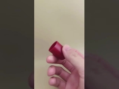 Nice Design Red Plastic Cap for Skincare Bottles