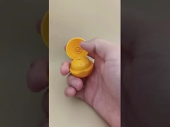 Yellow Plastic Smooth Matte Spherical Lid for Cosmetic Bottles