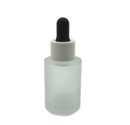 Frosted White Essential Oil Dropper Bottles Nontoxic K1004 15ml 30ml