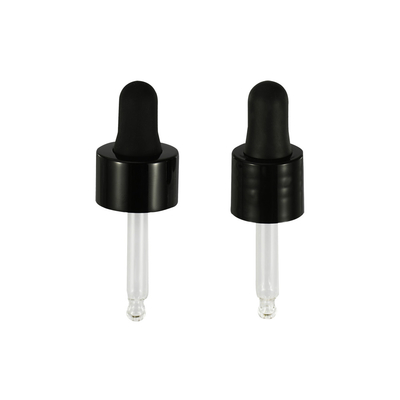 Golden Silver Plastic Essential Oil Dropper Tops K1007 15ml 30ml Recyclable