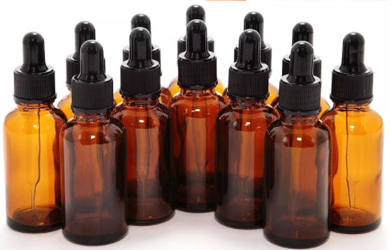 K1010 Empty Amber Glass Serum Dropper For Essential Oil 20ml 30ml 50ml