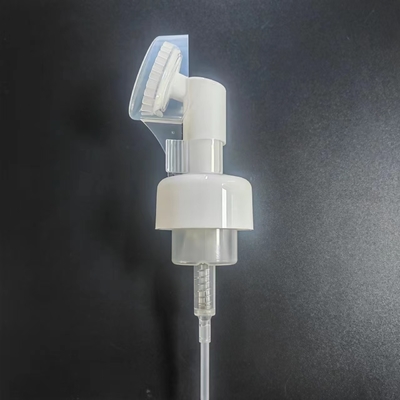 K513 Plastic Facial Mousse Foam Pump Dispenser With Brush