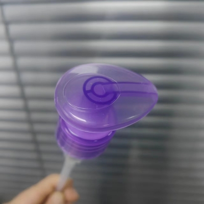 Transparent Purple Body Lotion Pump Non Spill 1.20 - 1.50ml/T