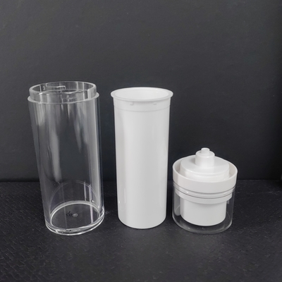 Capacity 50ml-120ml Airless Pump Bottle In White Black Transparent