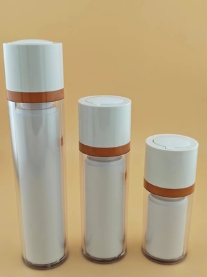Wholesale Rotary Cosmetic Packaging Round Twist Up Skin Care Airless Bottle