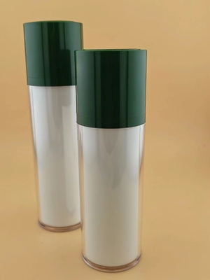 80ml 100ml Essence Cream Airless Lotion Round Bottle For Customization