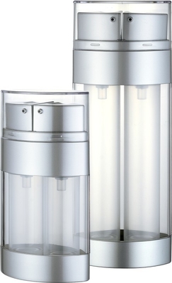 Two Nozzle Double Nozzle / Head Airless Bottle Face Cream Airless Pump Tube