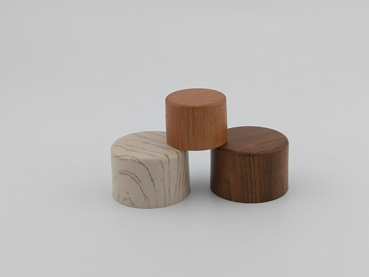 PP 24/410 Water Transfer Printing Wooden Grain Screw Cap For Plastic Bottle