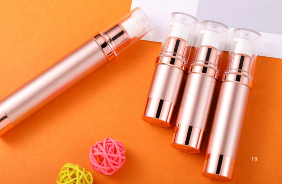 15ml Frosted Airless Pump Bottles Plastic Lotion Pump Vacuum Travel Container