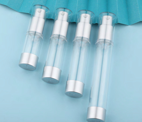 15ml Frosted Airless Pump Bottles Plastic Lotion Pump Vacuum Travel Container